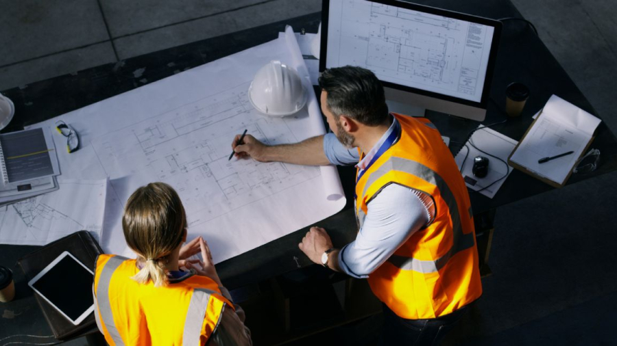 2 engineers working